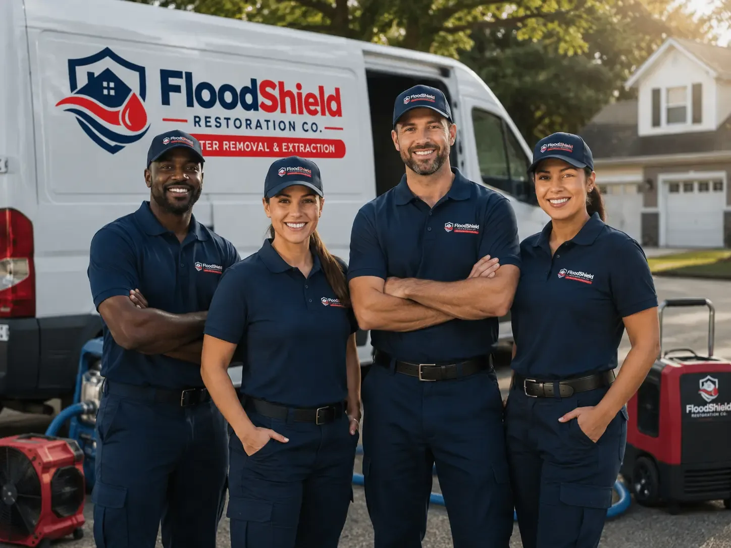Flood Damage Restoration company in Bloxom, VA